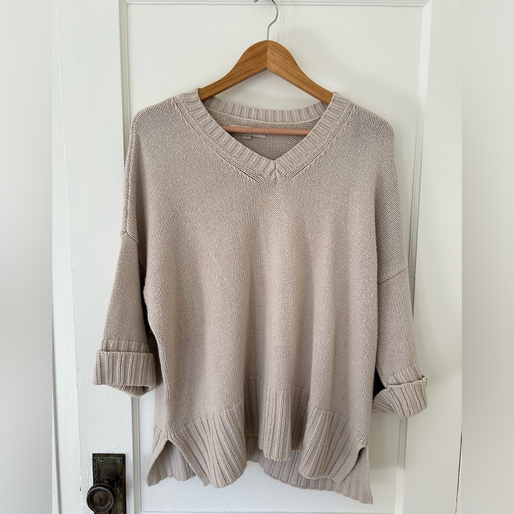 Oversized Taupe Sweater